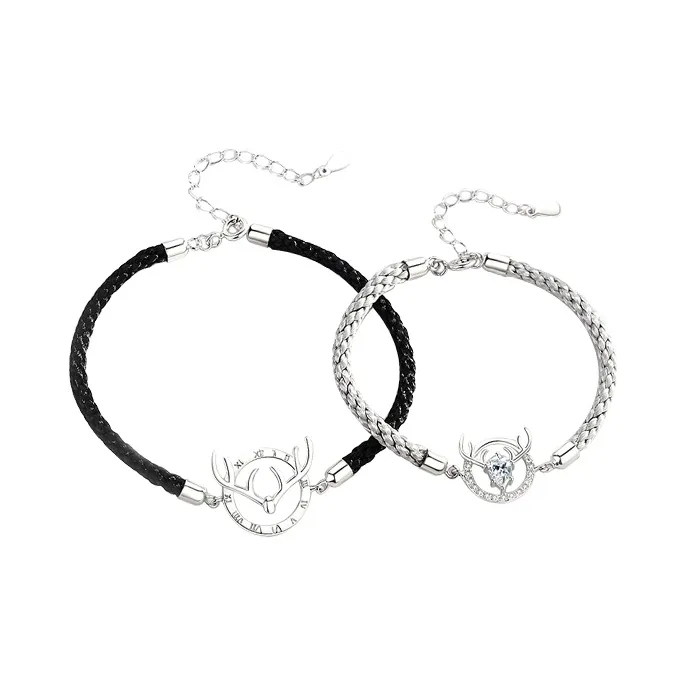 LISM Bracelets Unisex Deer By Your Side Couple Bracelet-0