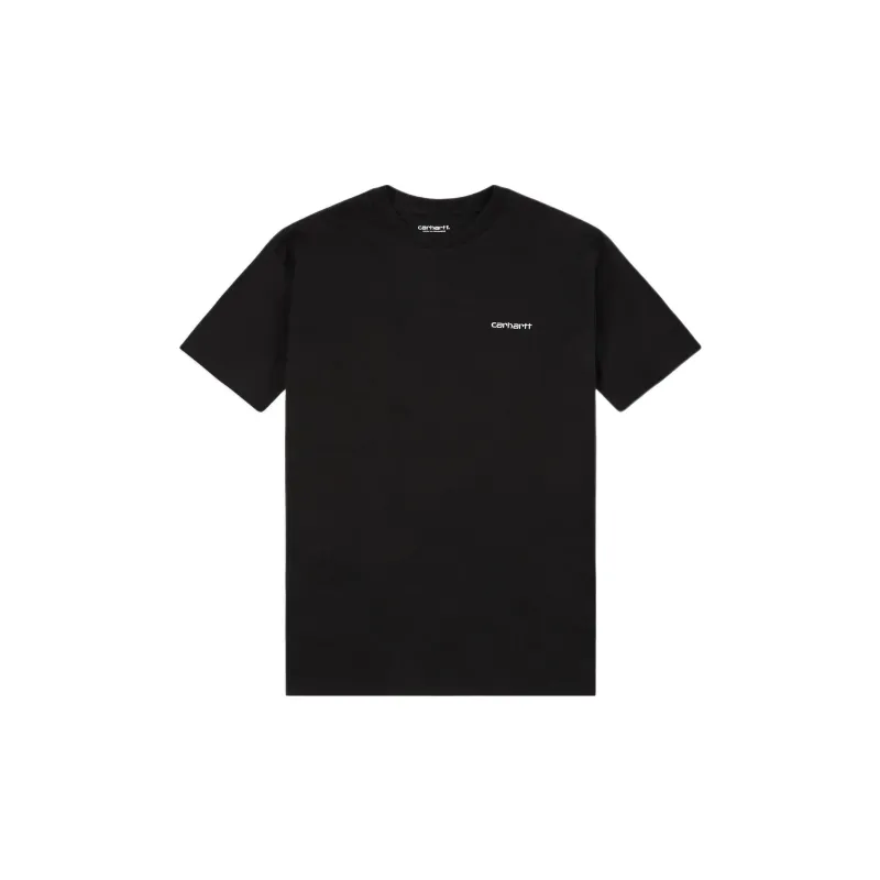 Carhartt WIP Script Logo Embroidered T Shirt-0