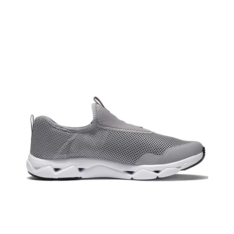 LiNing Cushioning Anti Slip And Wear Resistant Low Top Casual Shoes Men's Gray-1