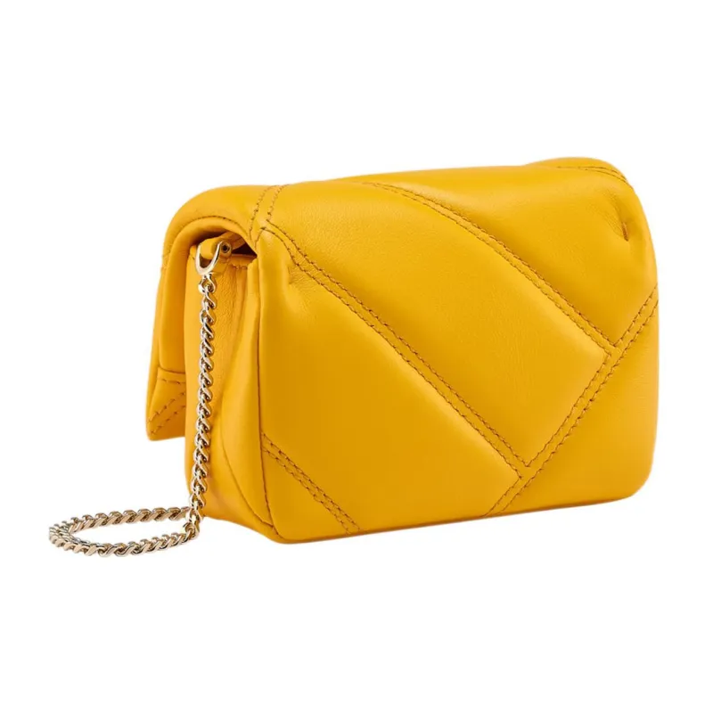 BVLGARI Serpenti Cabochon Calfskin Crossbody Bag, Shoulder Bag Women's Yellow-1