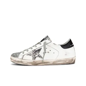 Golden Goose X REVOLVE Superstar Stylish Skateboarding Shoes Women's White Black