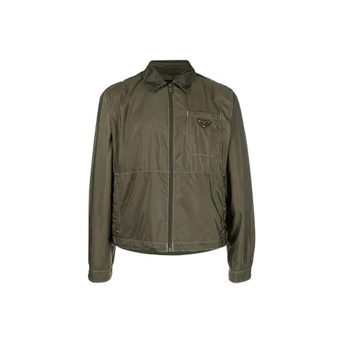 PRADA Jackets Men Green