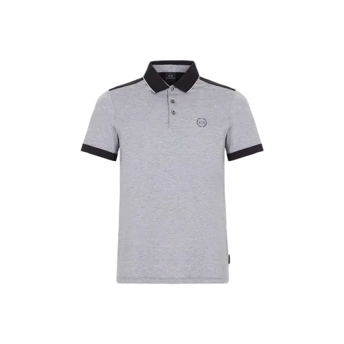 ARMANI EXCHANGE Polo Shirts Men Black