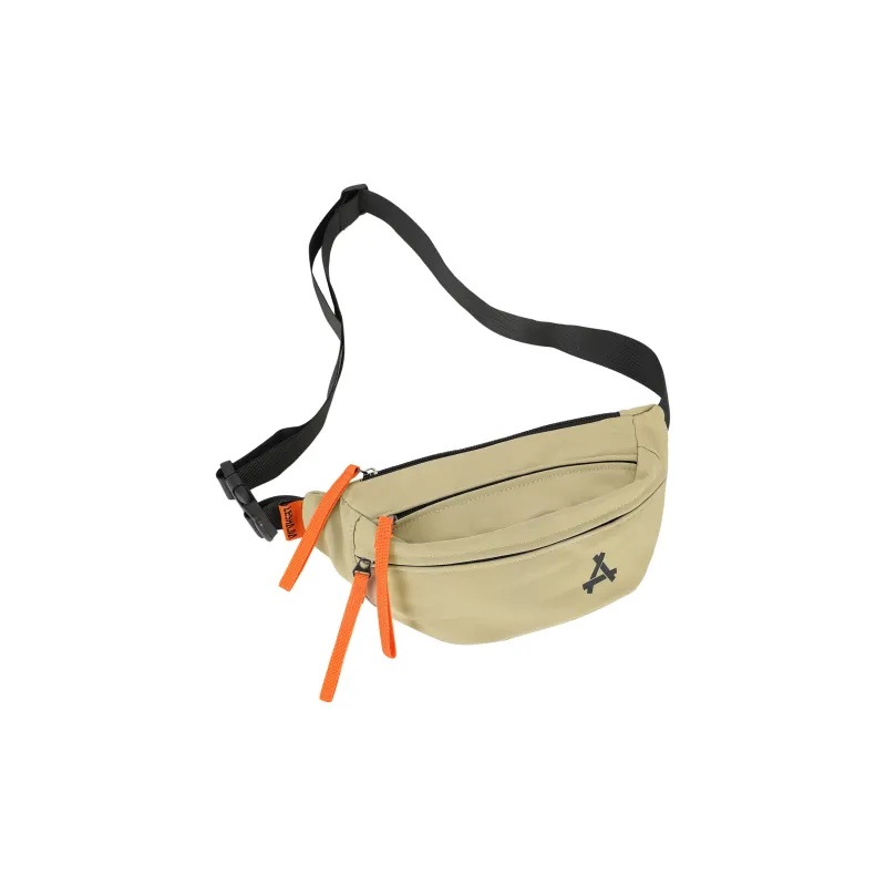 KONADCT Nylon Fabric Crossbody Fanny Pack, Sling Bag Regular Unisex Black/White/Khaki-14