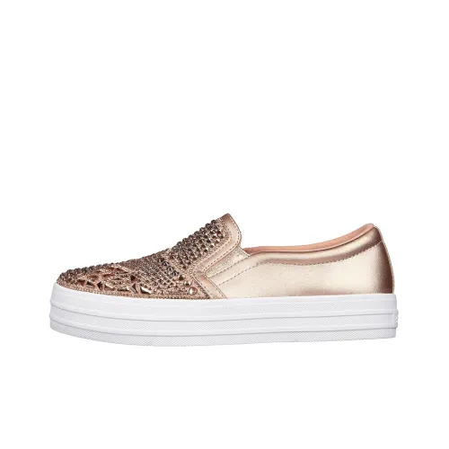 Skechers Skateboard Shoes Women's Low Top Champagne Wine