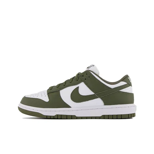 Nike Dunk Skateboard Shoes Men Low-Top White/Green