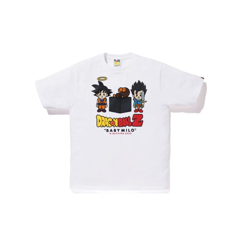 Bape X Dragon Ball Z Son Goku & Son Gohan Baby Milo Tee-0