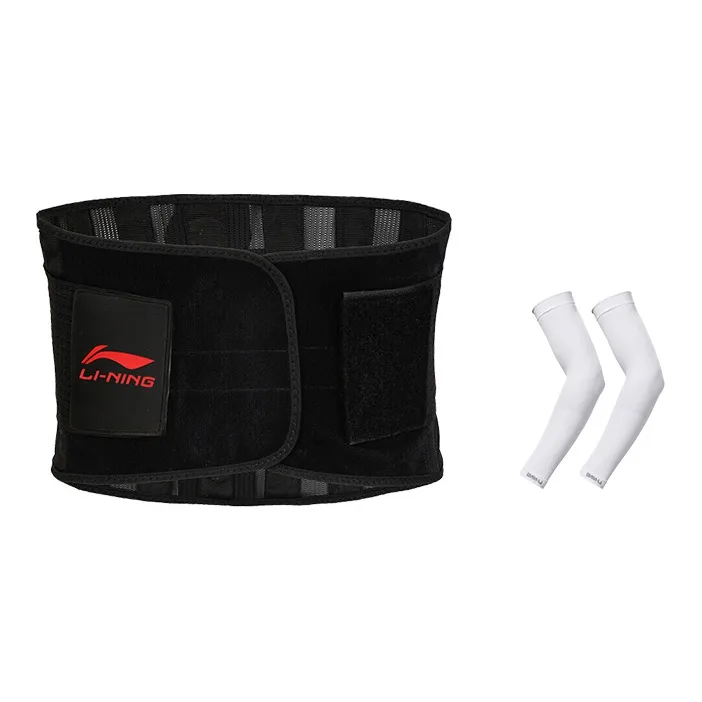 LiNing Back Support Braces Breathable Protective Compression Polyester Unisex-6