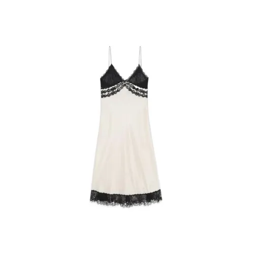 SAINT LAURENT Sleeveless Dresses Women's White