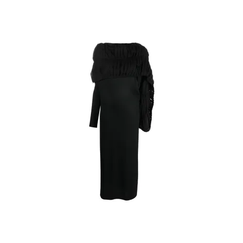 Yohji Yamamoto Wool And Cotton Dress