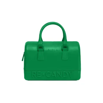 Furla Candy Boston Bag Shoulder Bag Crossbody Bag Handbag Small Size Women's Grass Green