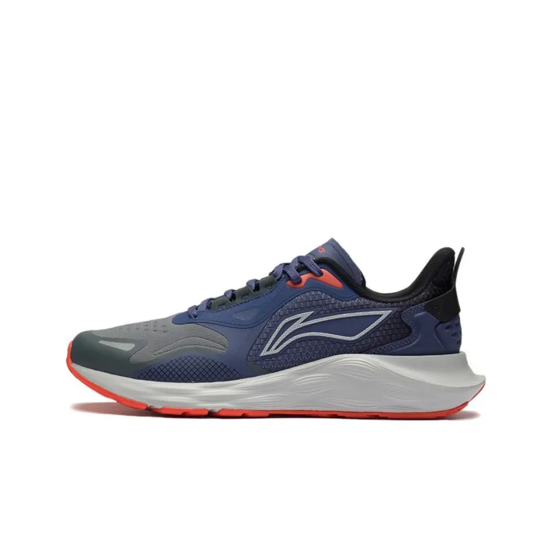 LiNing Yufeng Cushioning Low-Top Running Shoes Men's Blue-0