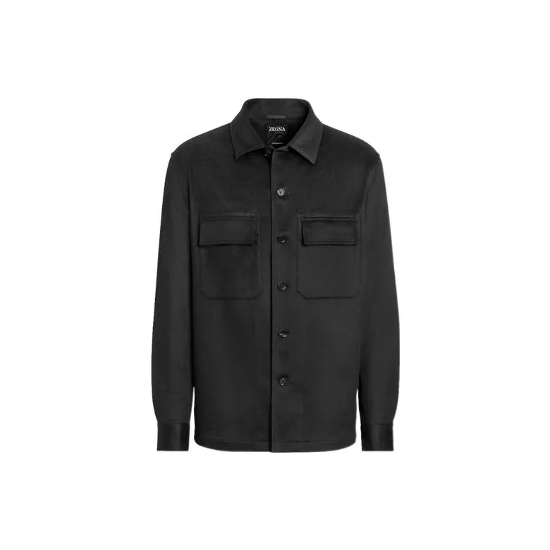 Ermenegildo Zegna Oasi Buttoned Straight Hem Shirt-0