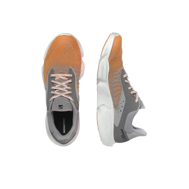 SALOMON Predict Soc 3 Wear-resistant And Lightweight Low-Top Running Shoes Men's Gray Orange-3