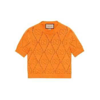 Orange gucci sweater hotsell