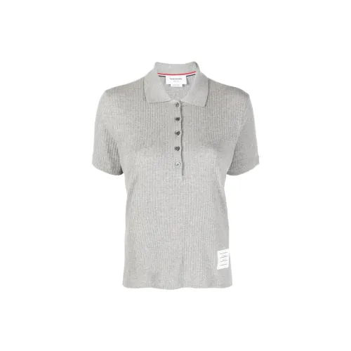 THOM BROWNE Polo Shirts Women's Gray