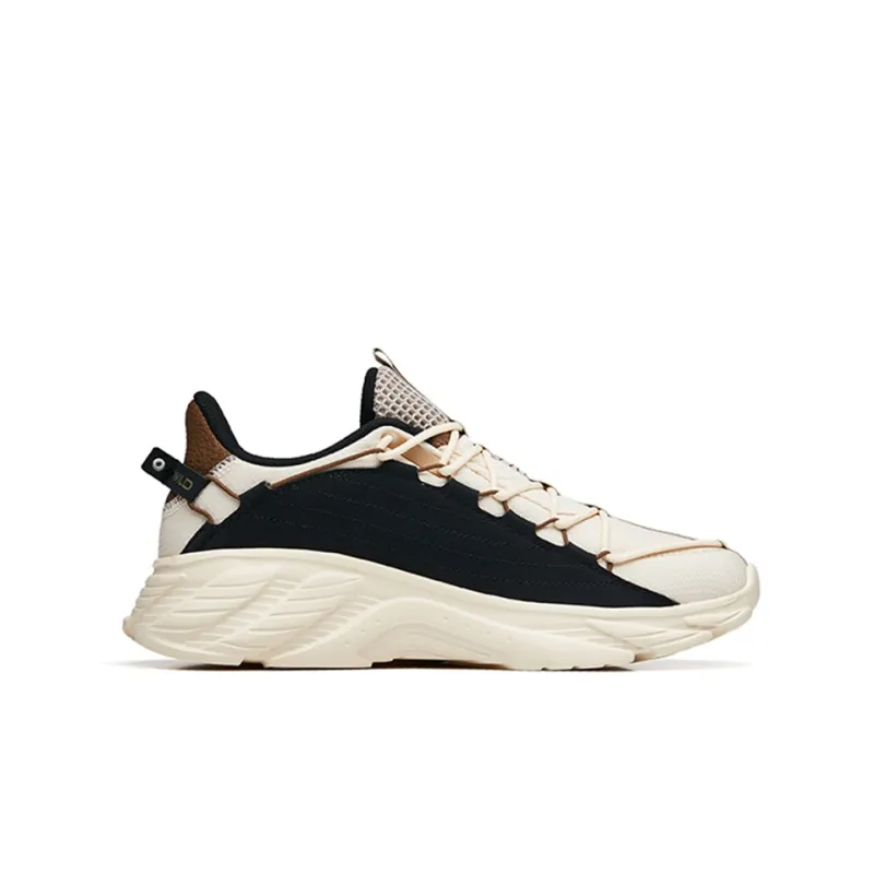 Anta Running Collection Low Top Running Shoes Men's White Black Brown-1