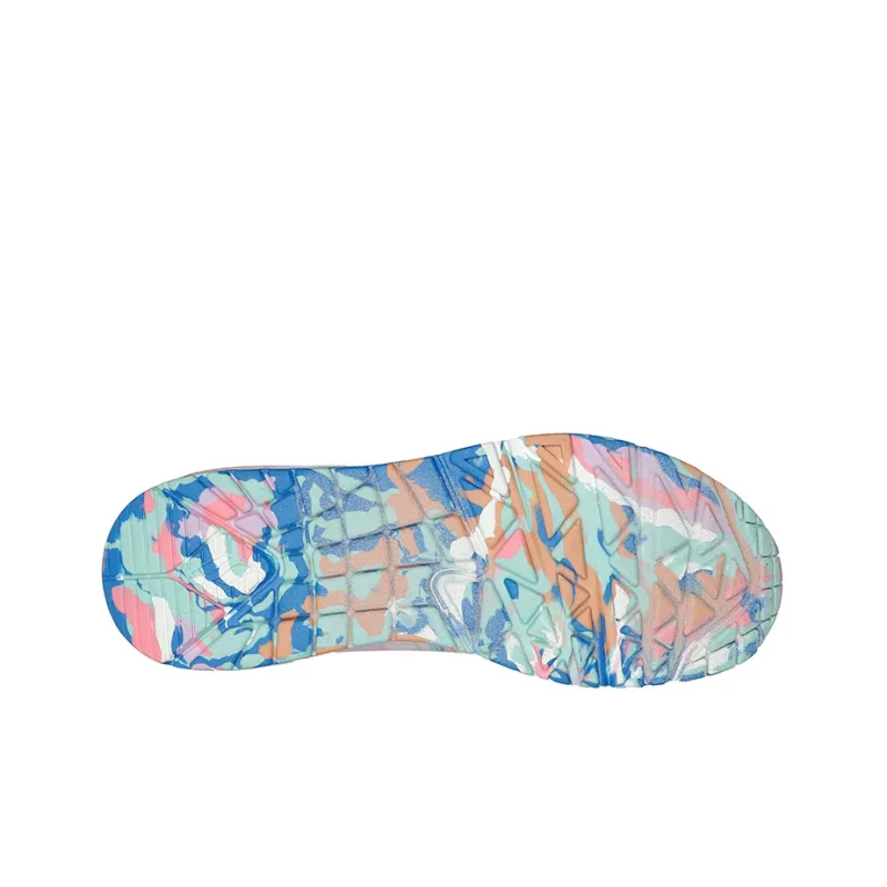 Skechers Uno Cushioning Anti-Slip And Wear-Resistant Low-Top Casual Shoes Pink/Multicolor-3