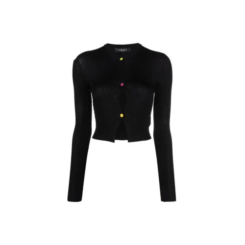 VERSACE Crop Top Women's Black