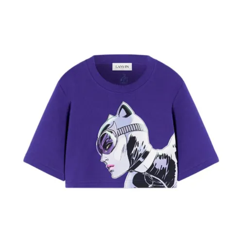 Lanvin Crop Tops Women's Purple