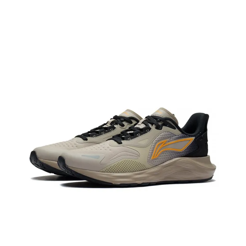LiNing Yufeng Cushioning Low-Top Running Shoes Men's Goat Gray-2