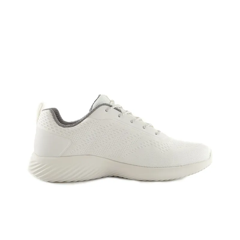 Skechers Bounder Cushioning Anti Slip And Wear Resistant Low Top Casual Shoes Men's White-1