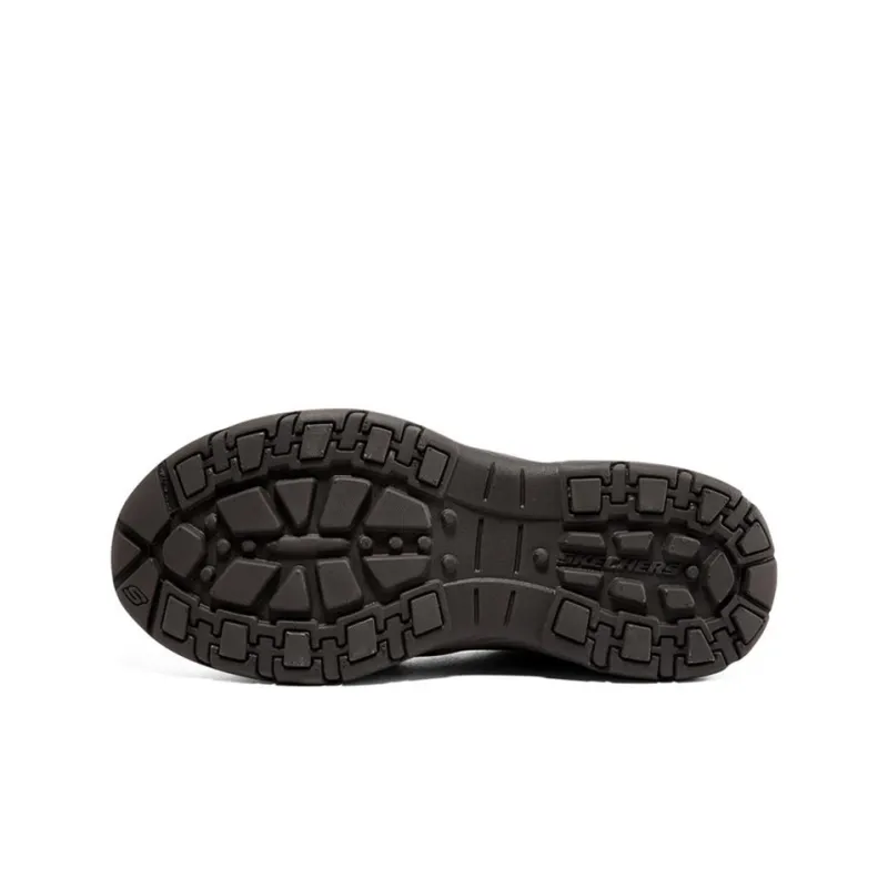 Skechers Cushioning Anti Slip And Wear Resistant Low Top Casual Shoes Men's Chocolate-4