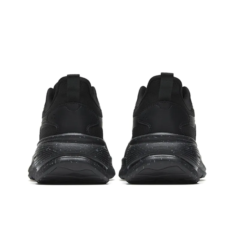 Anta Running Collection Wear Resistant Low Top Running Shoes Men's Black-4