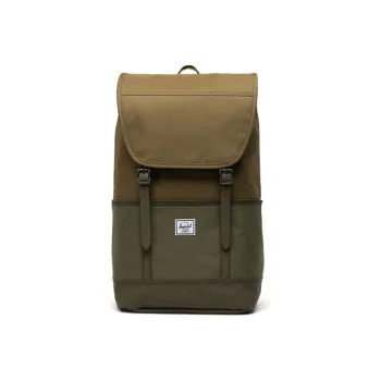 Herschel Polyester 15 Inch Backpack Large Size Unisex Retreat Army Green Olive