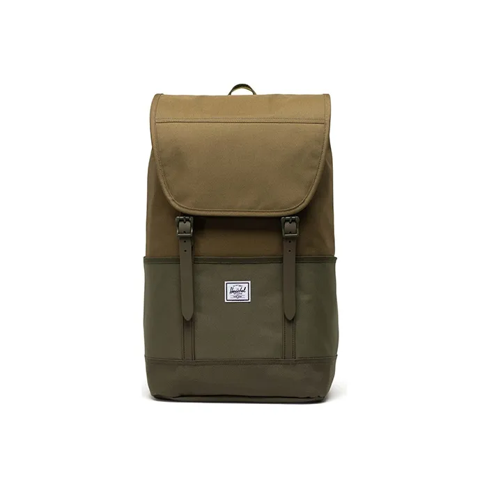 Herschel Polyester 15 Inch Backpack Large Size Unisex Retreat Army Green Olive-0