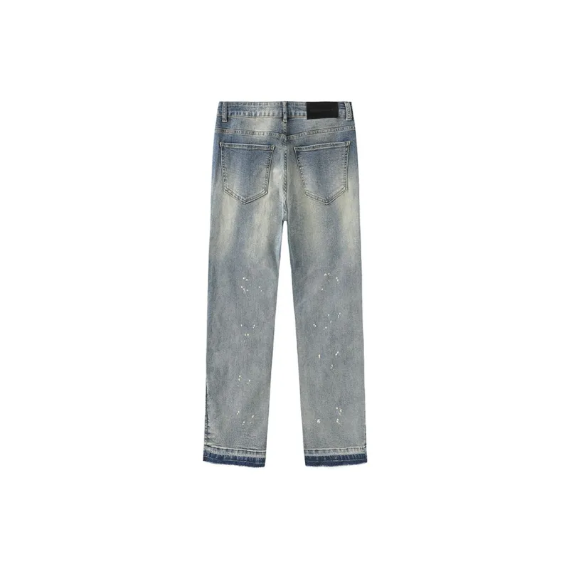UNKNOWTAL Jeans Unisex Washed Blue-1