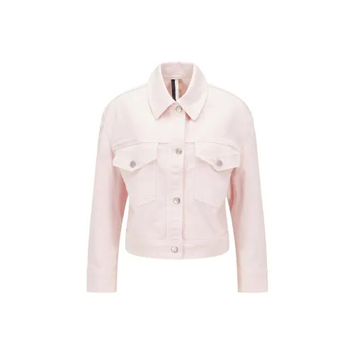 HUGO BOSS Denim Jackets Women's Pink