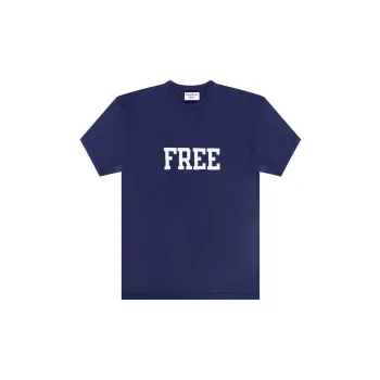 Balenciaga T Shirt Regular Fit Men's Blue