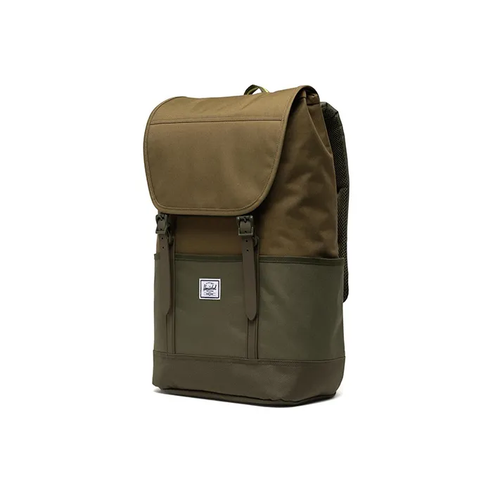 Herschel Polyester 15 Inch Backpack Large Size Unisex Retreat Army Green Olive-3