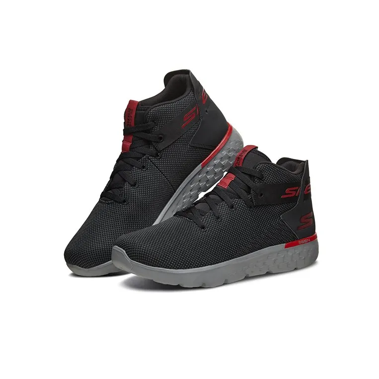 Skechers Go Run 400 Mid Top Running Shoes Men's Black Red-2