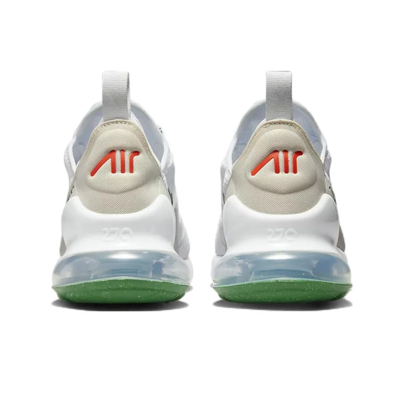 Nike Air Max 270 GS 'White Green Orange'-4