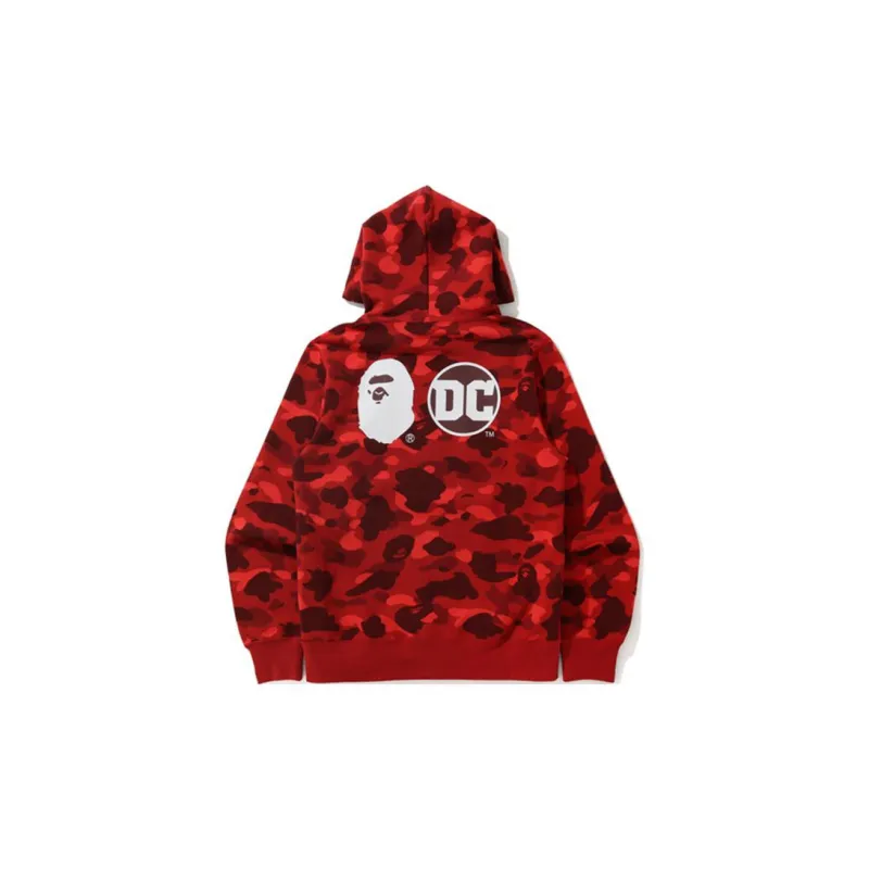 Bape X Dc Superman Camo Pullover Hoodie-1