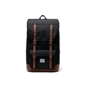 Herschel Polyester Laptop Backpack Large Size Unisex Little Americ Black