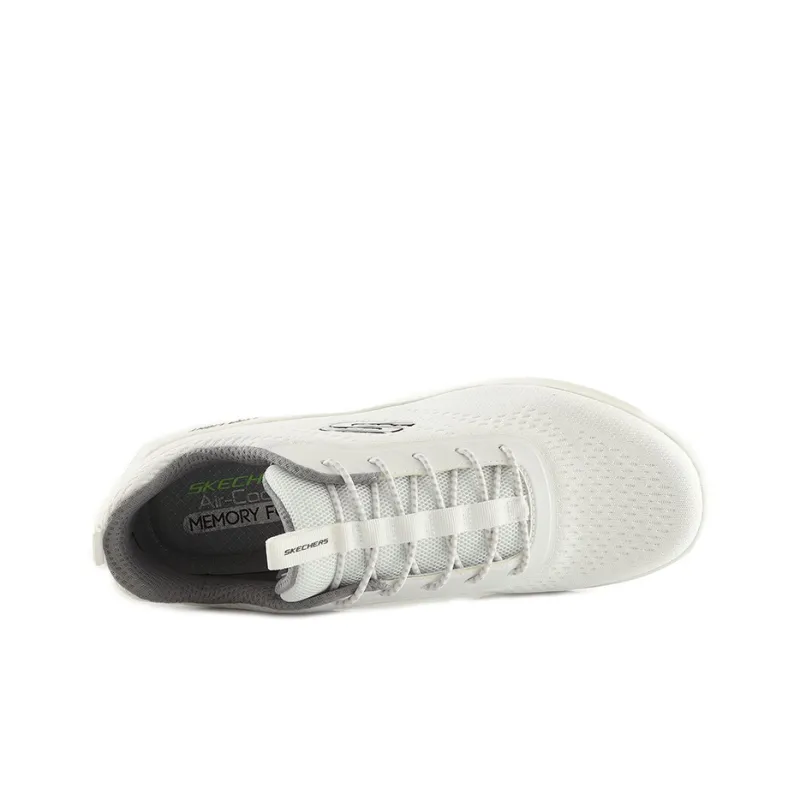 Skechers Bounder Cushioning Anti Slip And Wear Resistant Low Top Casual Shoes Men's White-3