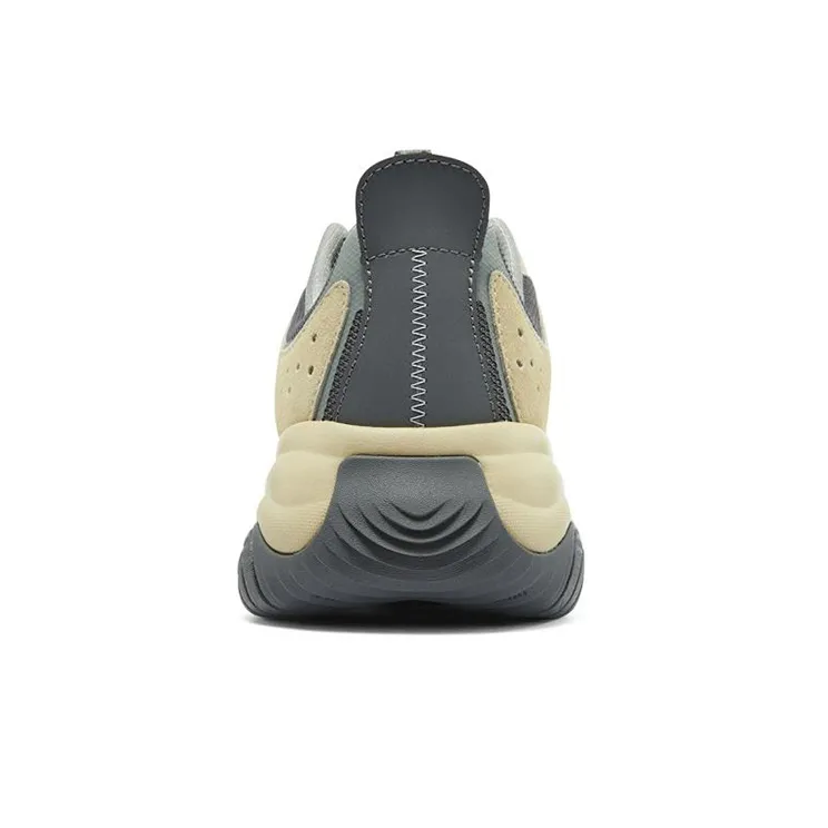 Skechers Rover X Cushioned Anti-Slip Wear-Resistant Breathable Lightweight Low-Top Casual Shoes Men's Beige Gray-3