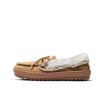Skechers BOBS COZY KISS Cushioned Anti Slip And Wear Resistant Warm Low Top Casual Shoes Women's Chestnut
