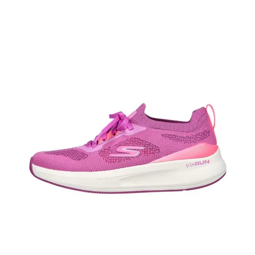 Skechers Go Run Pulse Cushioning Anti-Slip And Wear-Resistant Low-Top Running Shoes Women's Pink