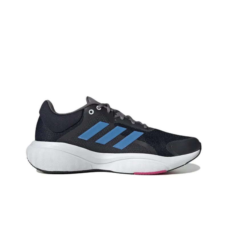 Adidas Response Bounce Running Shoes Men Low Top Black/Blue/White-1