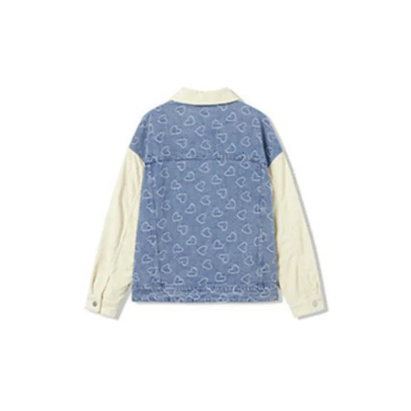 SEENFAAN FW22 Loose Fit Denim Jacket Unisex Light Blue-1