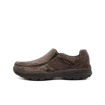 Skechers Cushioning Anti Slip And Wear Resistant Low Top Casual Shoes Men's Chocolate