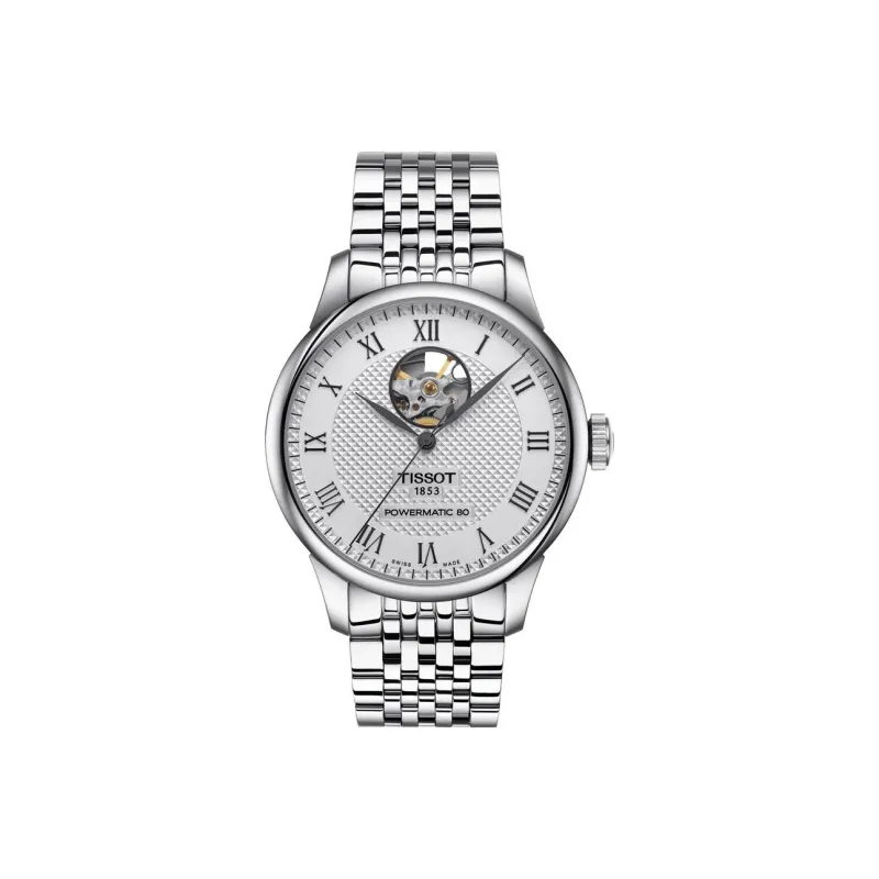 TISSOT Le Locle Collection Mechanical Movement Men's Watch 39.3mm White Dial-0