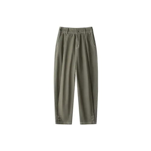 THE SEA LIFE Casual Pants Women's Shimmer Green