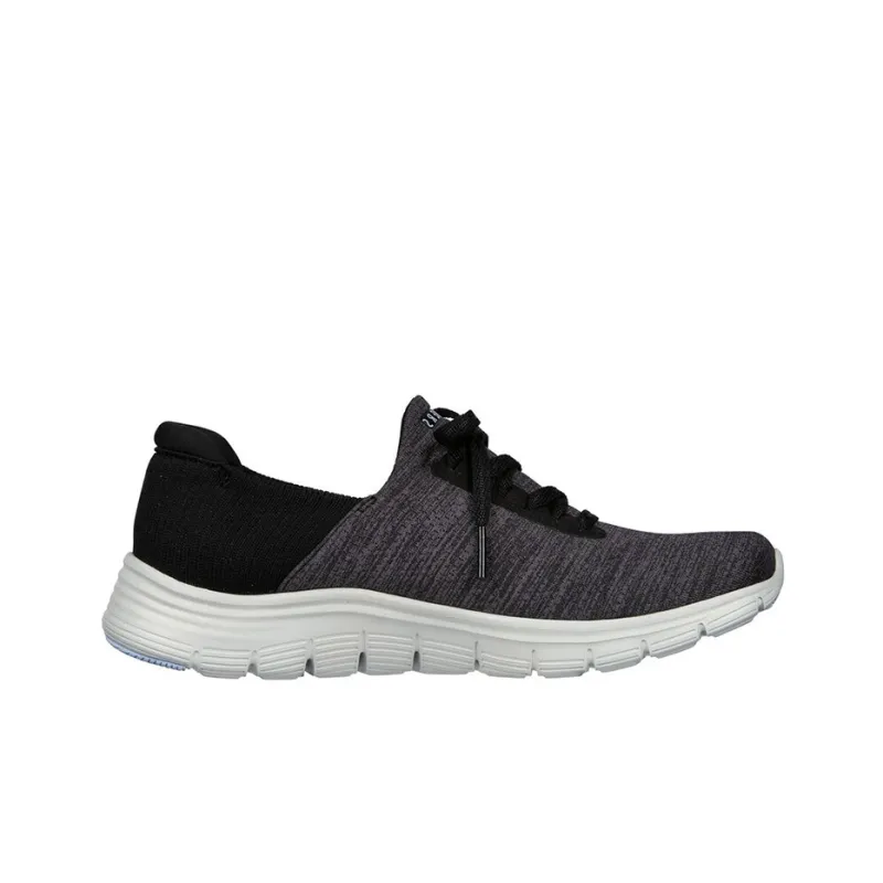 Skechers ARCH FIT VISTA Casual Shoes Women's Low-Top Black/Gray/White-1