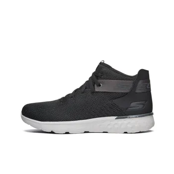 Skechers Go Run 400 Running Shoes Men Mid-Top Black/Charcoal Gray