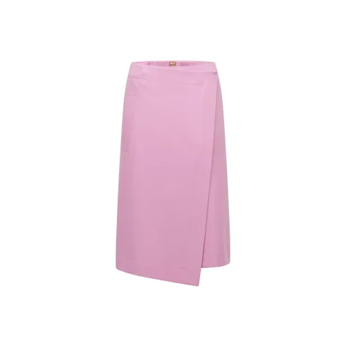 HUGO BOSS Casual Long Skirts Women's Pink